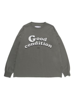 LITTLE UNION TOKYO/【SUPERTHANKS】ST GOOD CONDITION BIC LONG T-SHIRT/カットソー/Tシャツ